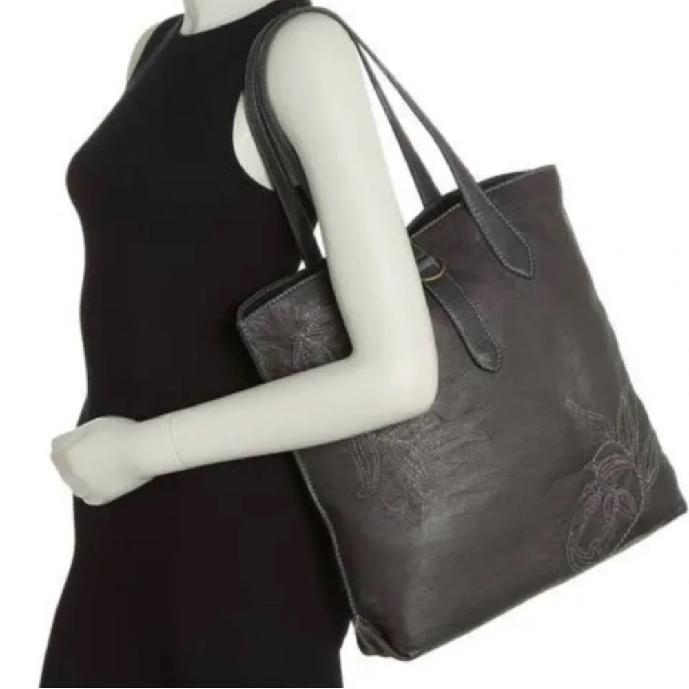FRYE - Hadley Embroidered Leather Tote
